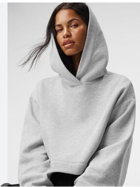 ALO Yoga Gray Bae Hoodie. Brand new without tags. Priced to sell. Size medium